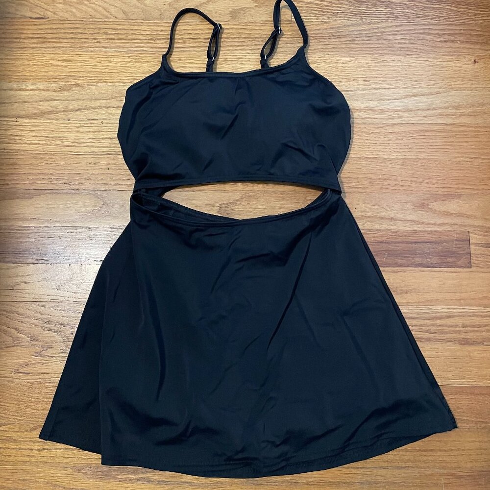 Lands' End Monokini Black 6
